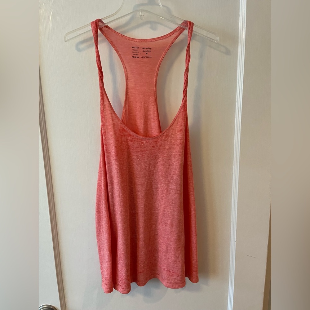 Anthropologie Saturday Sunday Coral Tank Top size M